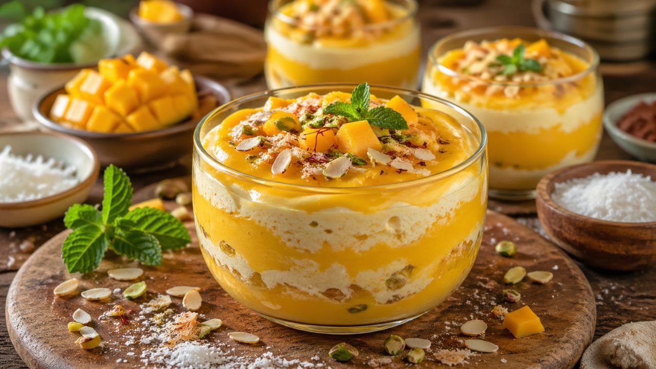 Mango Coconut Dessert