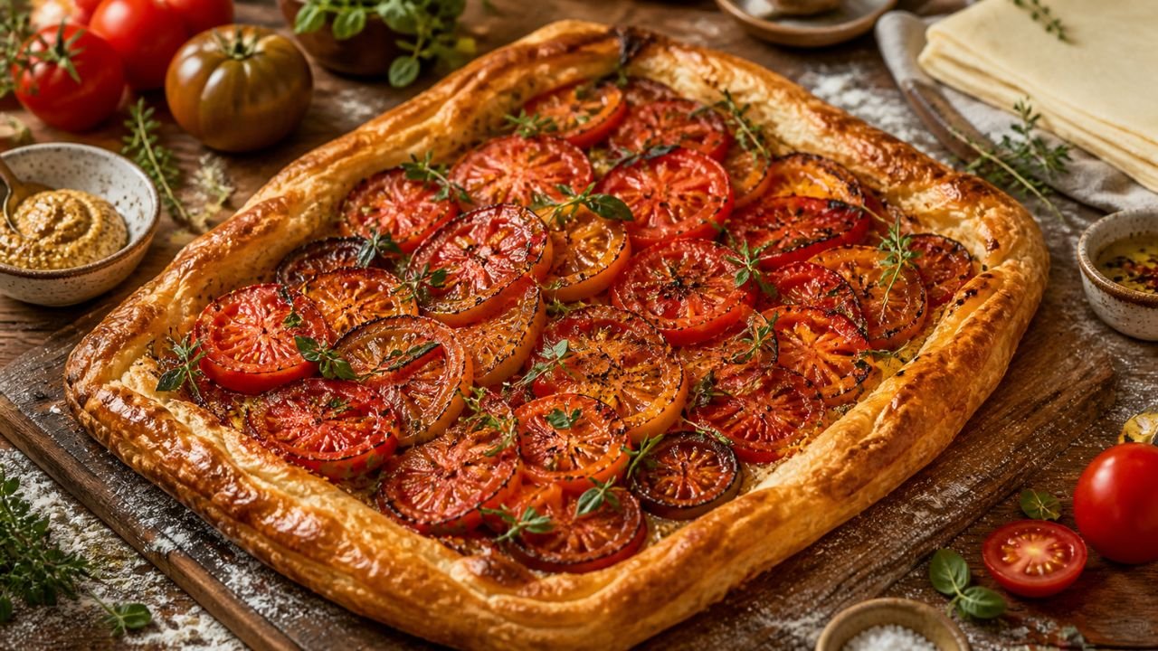 A Simple Tomato Tart
