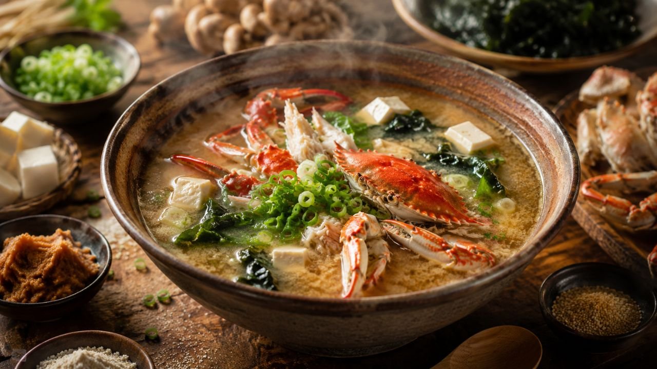 Blue Crab Miso Soup