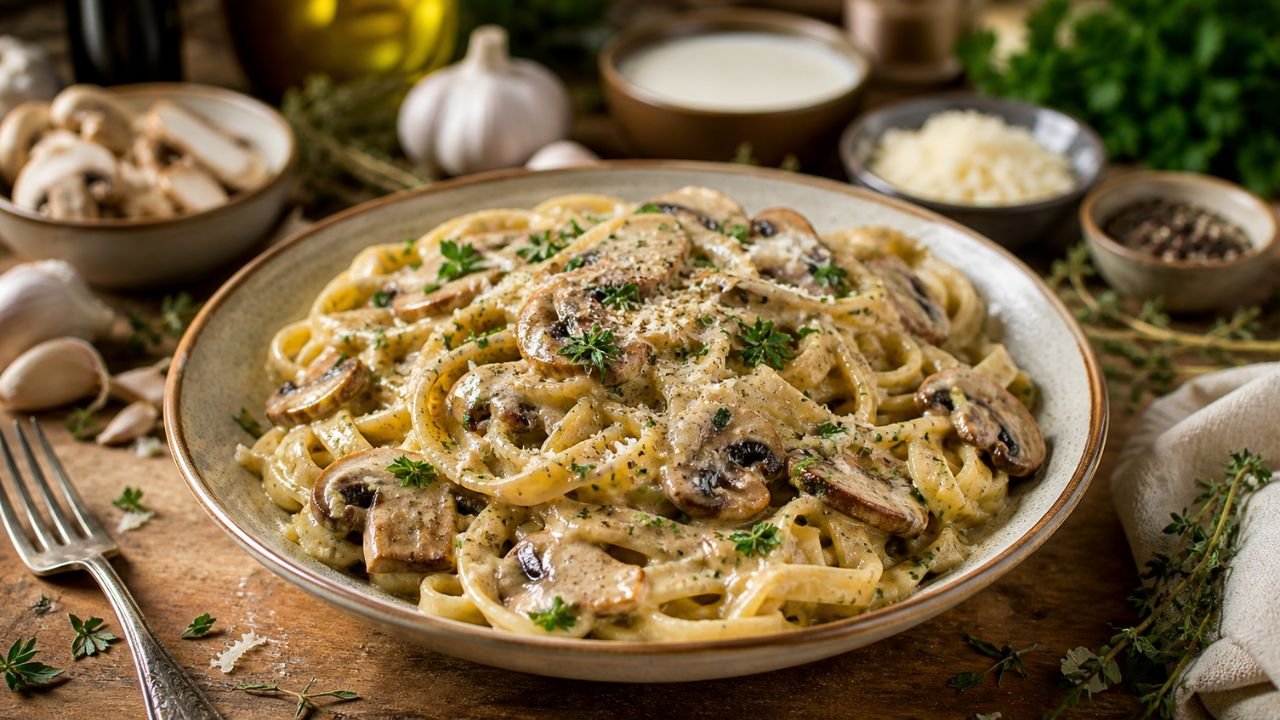 Creamy Mushroom Pasta