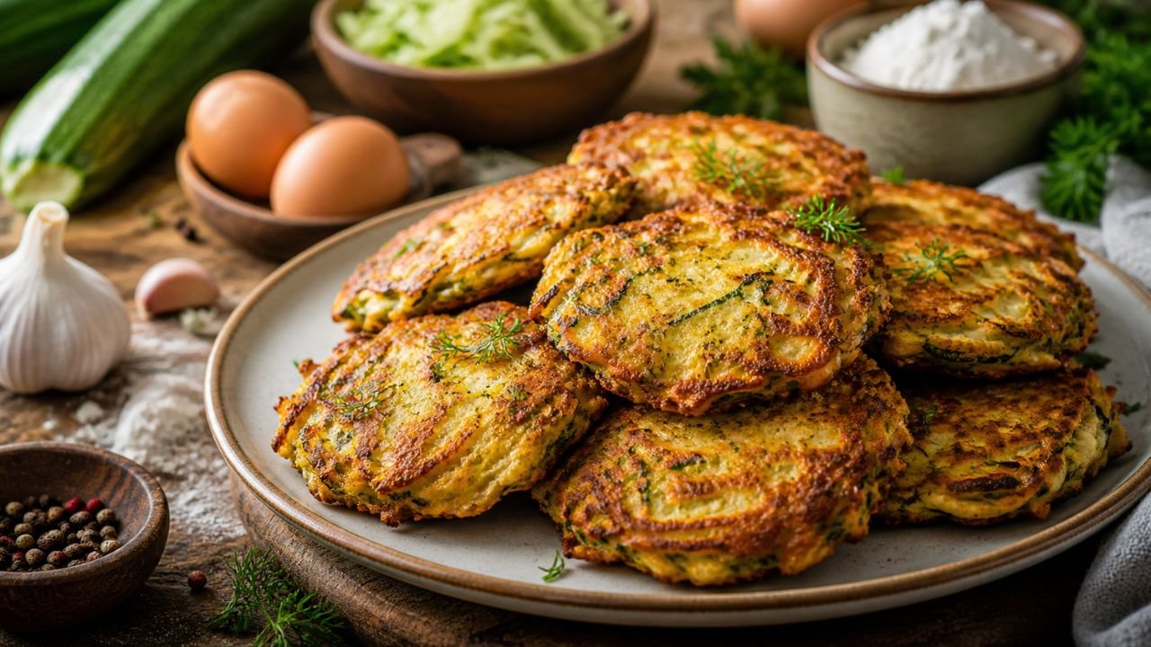 Crispy Zucchini Fritters
