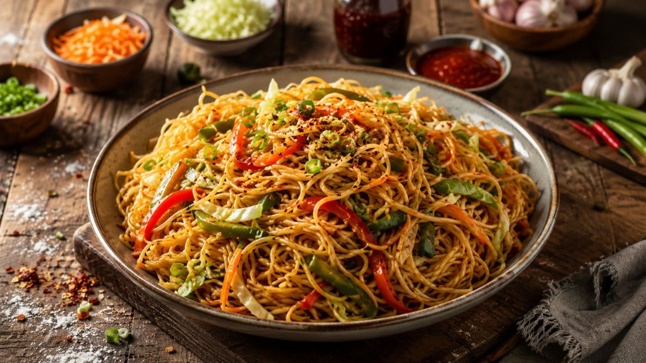 Hakka Noodles Recipe