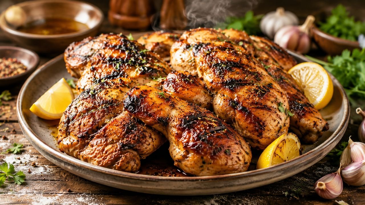 Hot And Juicy Grilled Chicken