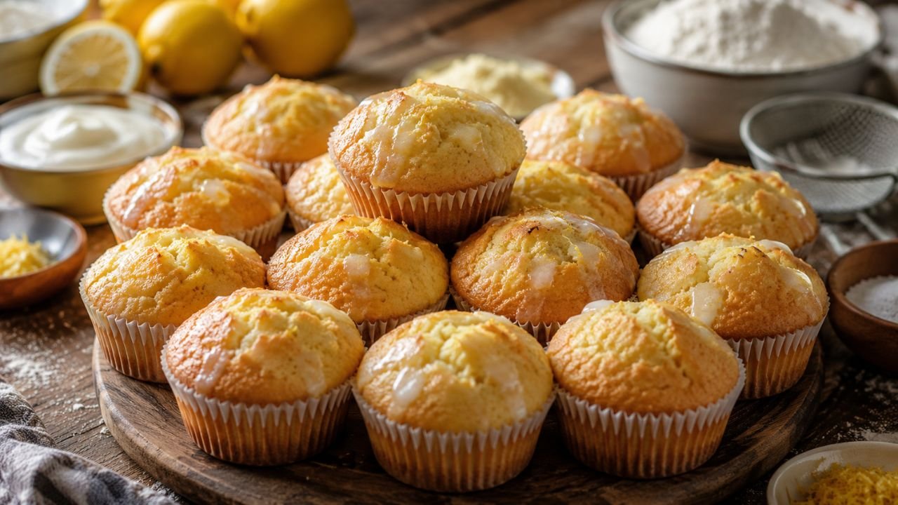 Lemon Yogurt Muffins