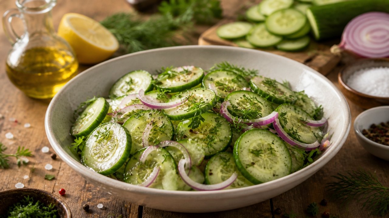Light Cucumber Salad
