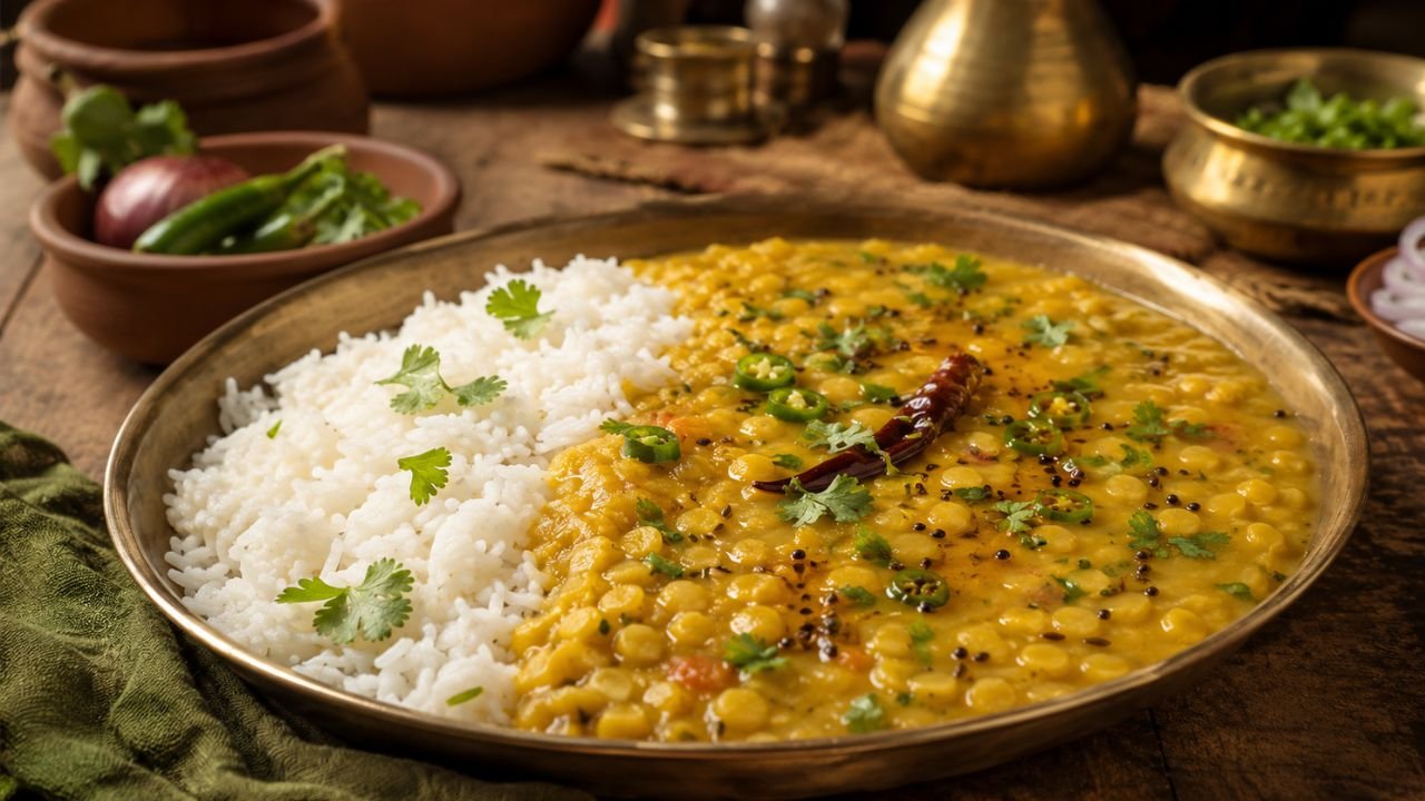 Mouni Roy Enjoys This Warm Dal Chawal