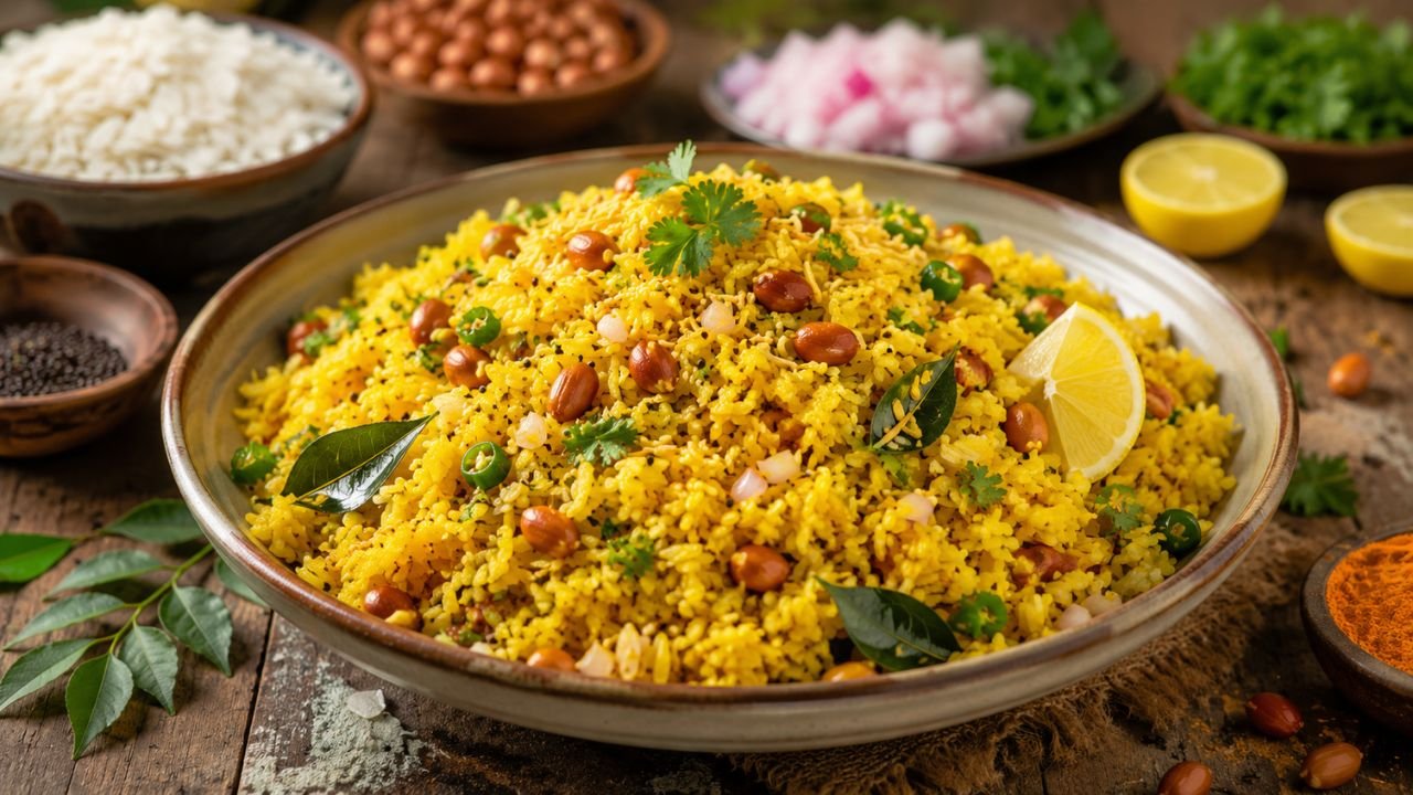 Poha Recipe in 5 Easy Steps